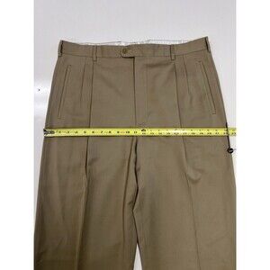 Zanella Men’s Dress Pants 38 Taupe Gray Slim Fit Cotton Stretch Made in Italy
